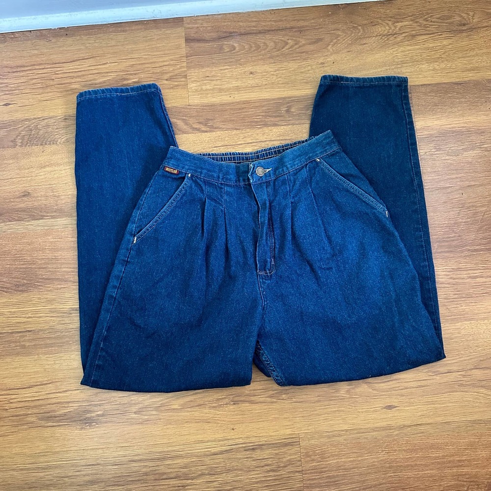 VTG 80s Rustler Pleated Highrise Jeans 8